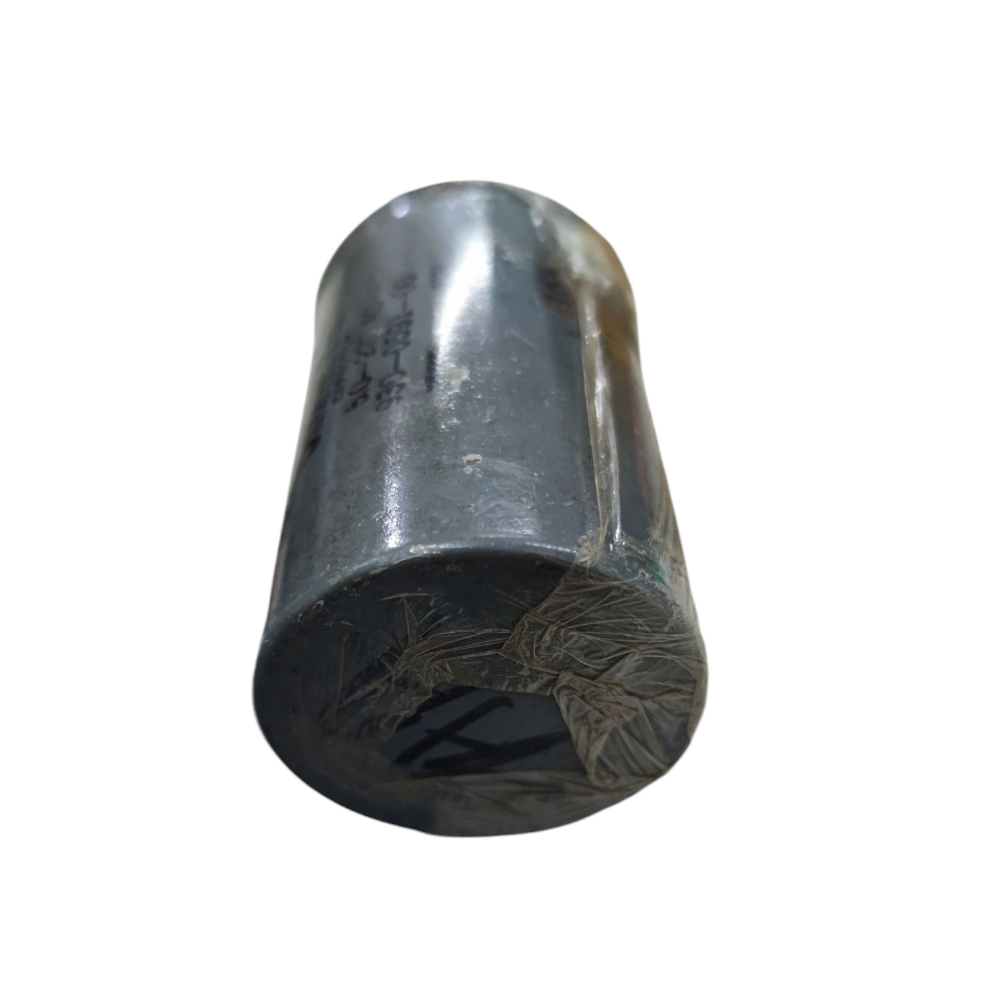 Sprague 5 uF 220V capacitor for sale featuring a durable metal casing and compact design