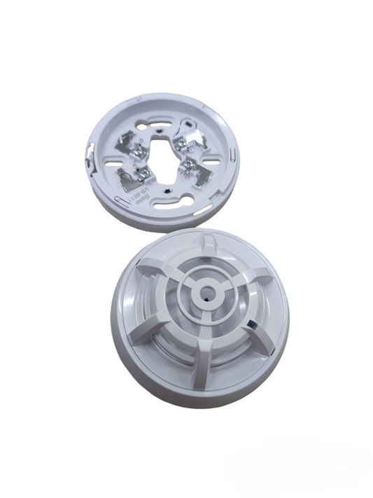 VSAIL Heat Detector 24V DC fire alarm detector base and sensor unit in white