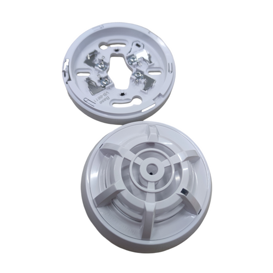 VSAIL Heat Detector 24V DC fire alarm detector base and sensor unit in white