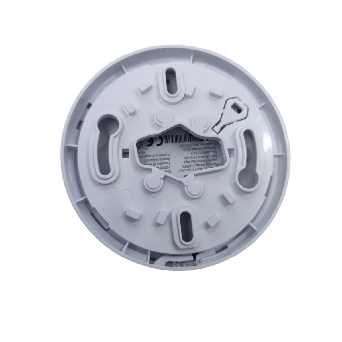 VSAIL Heat Detector 24V DC base for fire alarms and detectors with multiple mounting slots