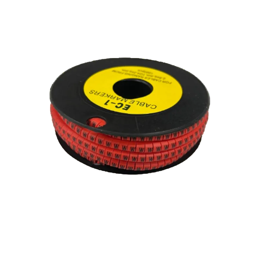 Grippes cable management W Marker Red 2.6mm to 4.2mm 1000pcs cable markers spool