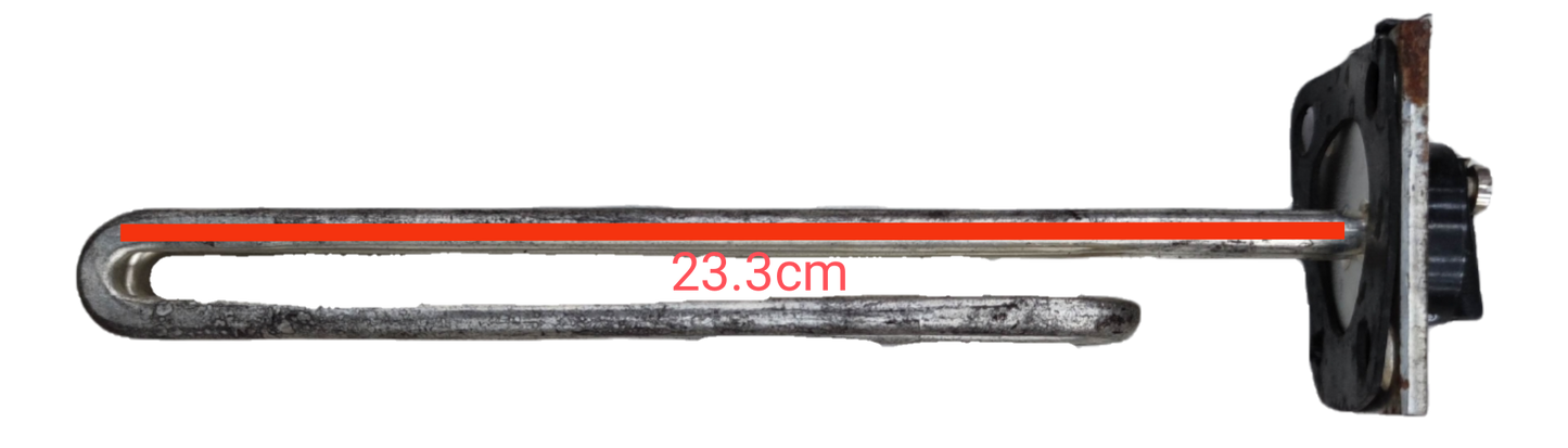 Water heater element 220v measuring 23.3cm designed for efficient heating in water dispensers