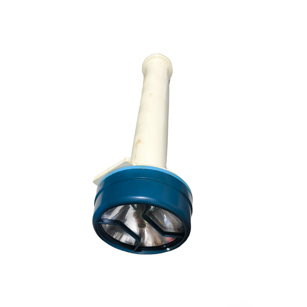 Hatsune water proof flash light hand held 30 meter with white handle and blue head