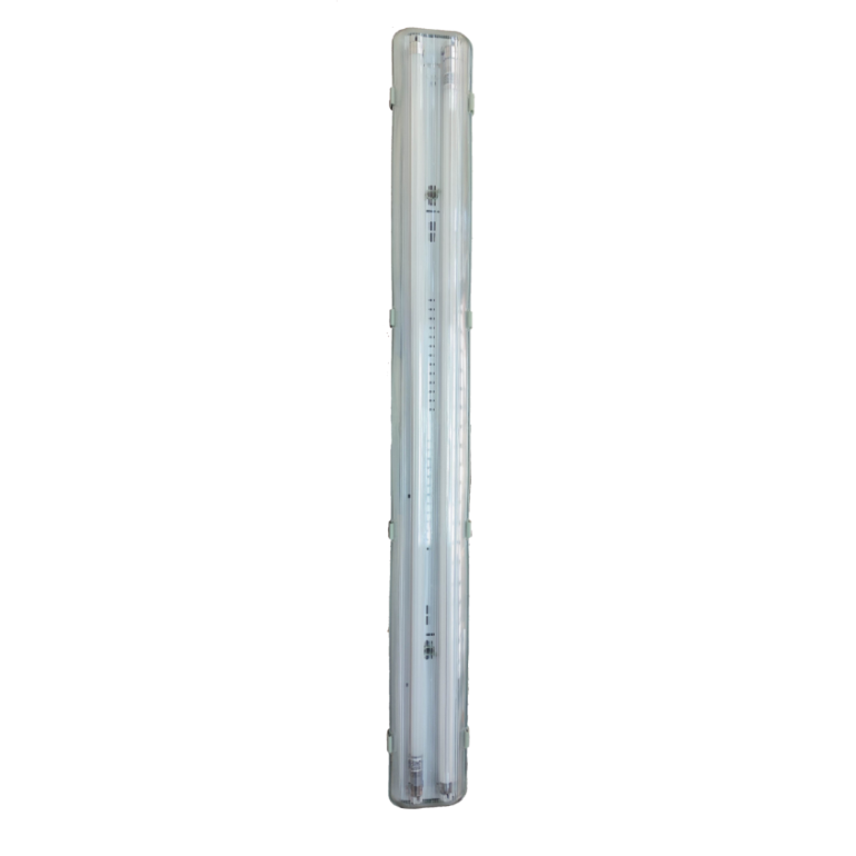 Philips weatherproof LED fluorescent fixture designed for durable outdoor lighting installations