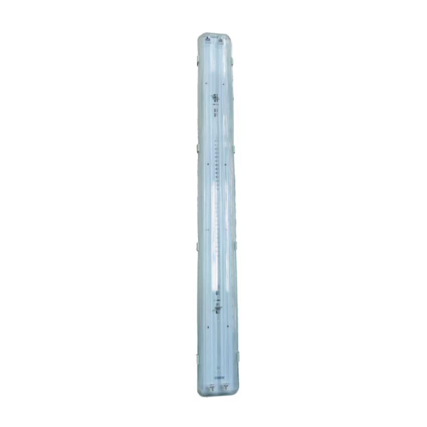 Opple weatherproof LED fluorescent fixture designed for outdoor lighting installations