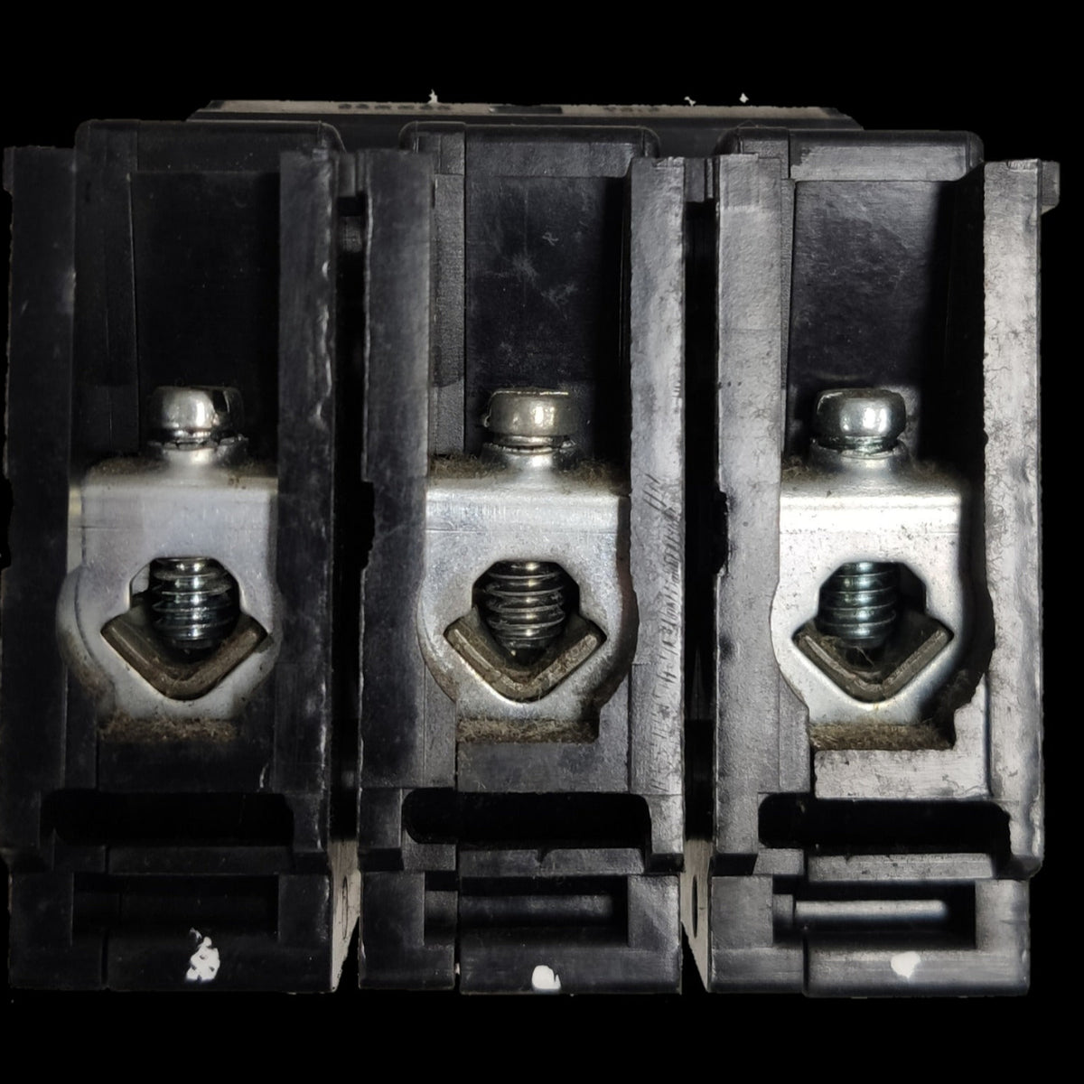 Westinghouse 20A 3 Pole 3 Phase Circuit Breaker Bolt on electrical component close-up