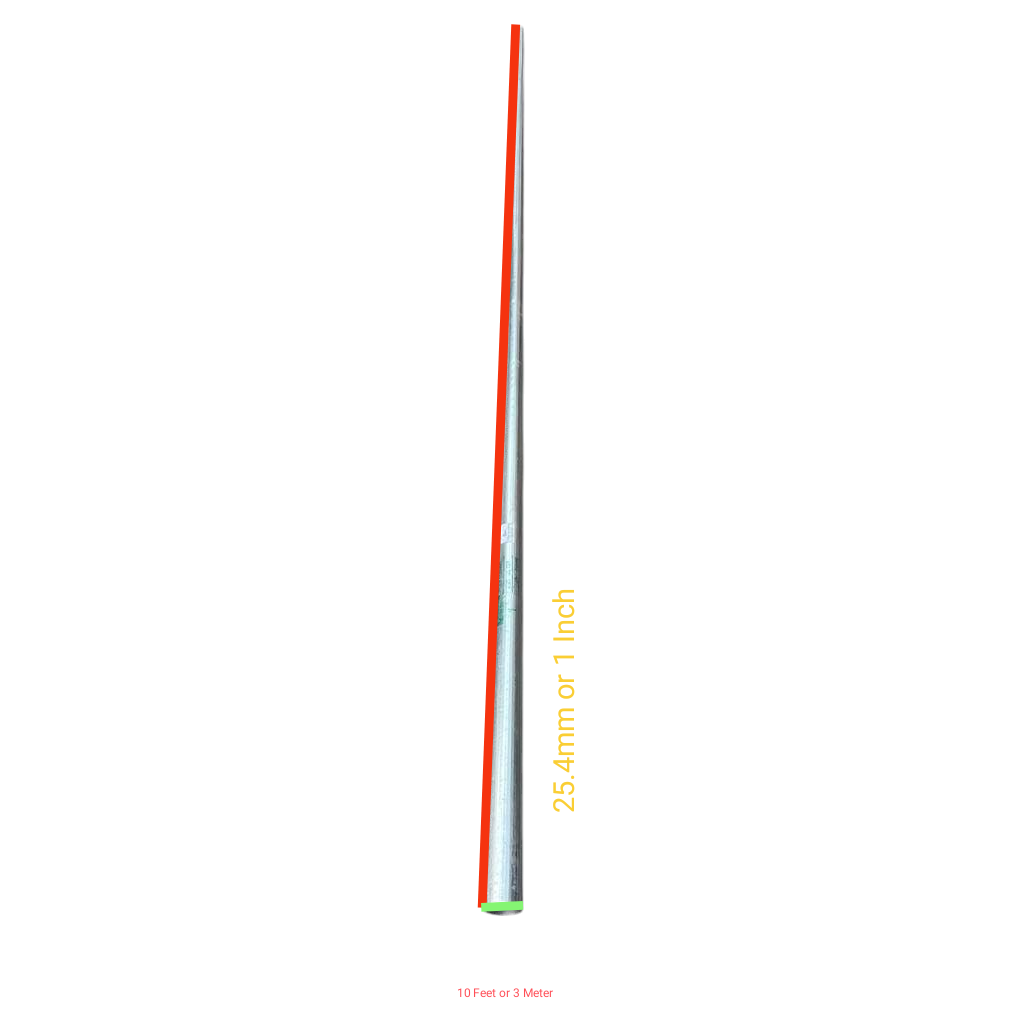 Panasonic 1" EMT Pipe 25.4mm x 10 Feet UL Standard E-44051