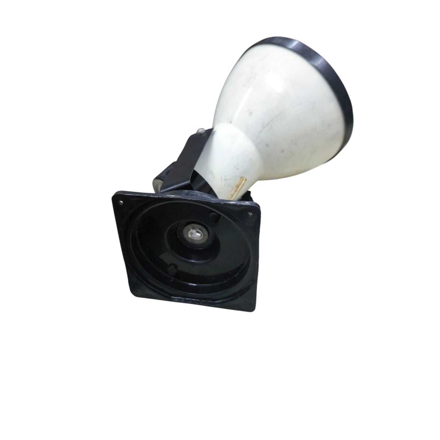 14cm Spot Light Holder White with Black Boarder E27 100W Max 6 Inches