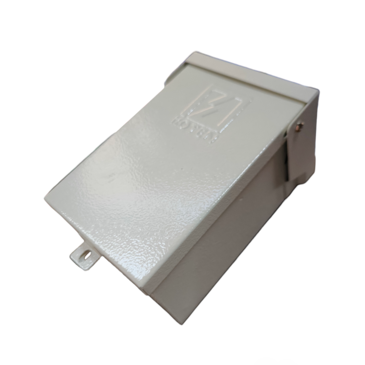 Koten Miniature Circuit Breaker 3Pole enclosure cover in gray metal for electrical circuitry