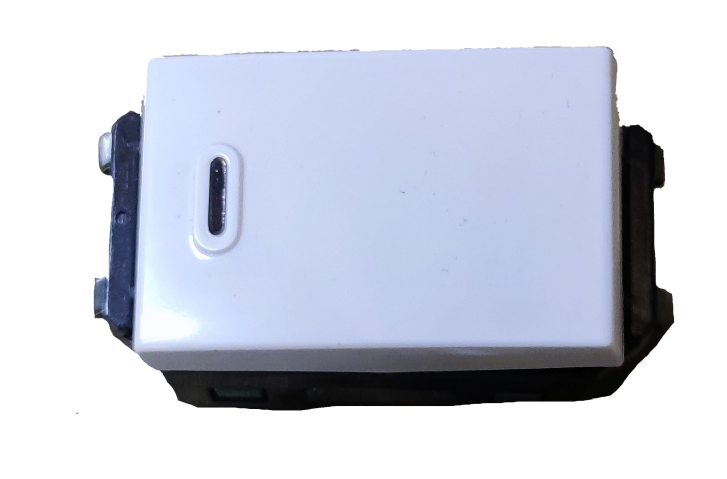 Panasonic white rectangular 1 way switch module with indicator light 1 Way Switch Wide Series WEG5001K-5