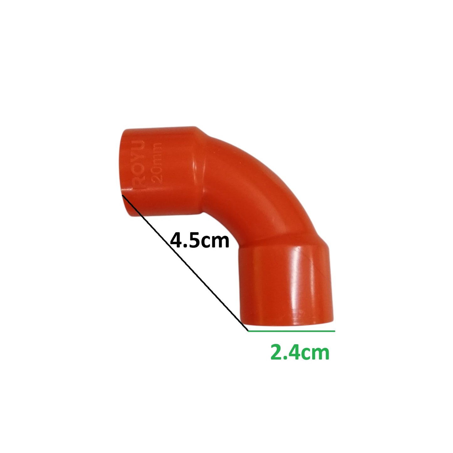 Royu PVC Short Elbow 20MM ½ Inch RVFECSE20