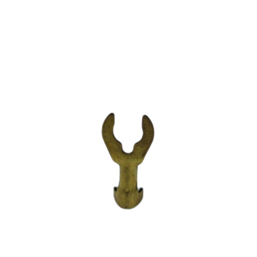 Y Terminal 2.0mm Y-92 electrical connector part from China on black background