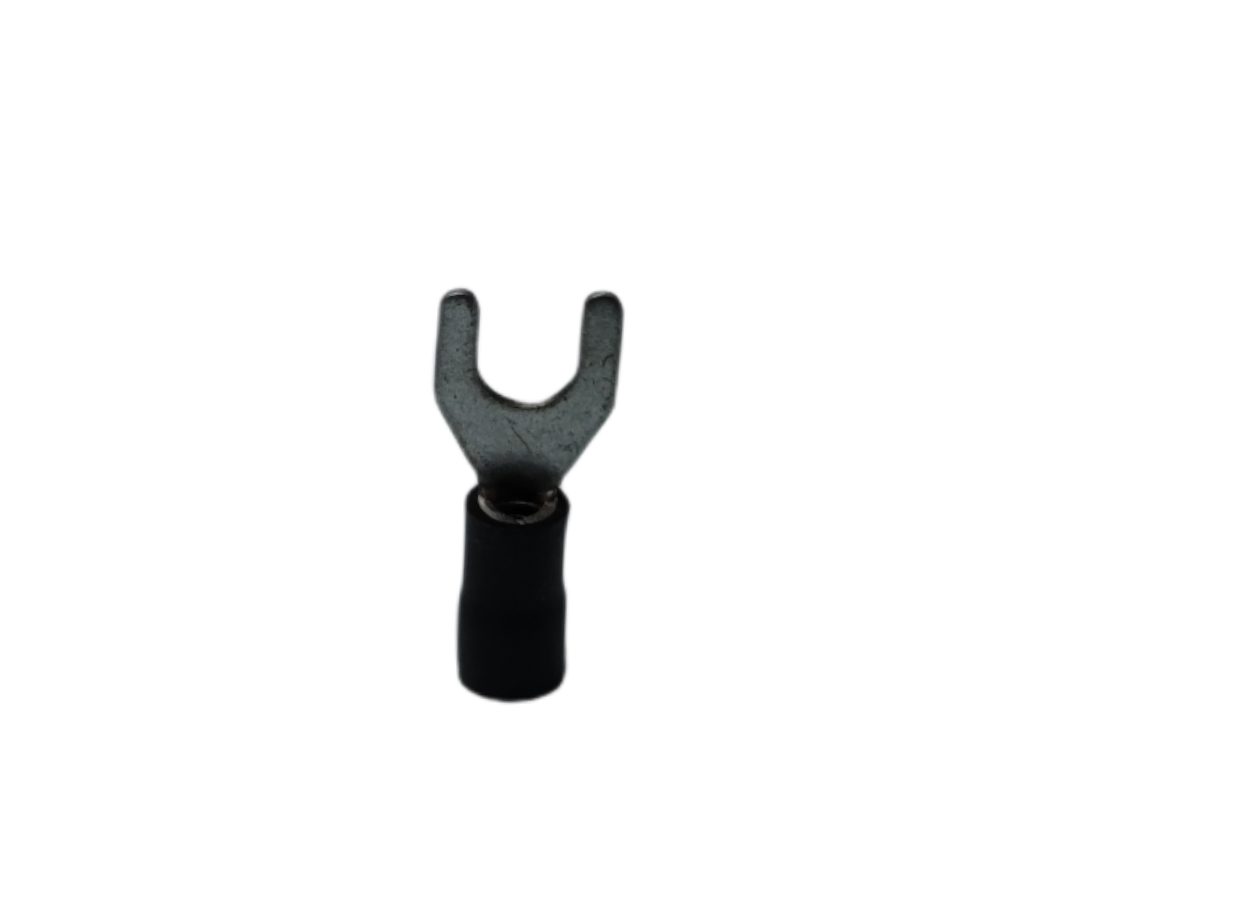 Y Terminal With Insulation 5.5mm electrical connector part with black insulation from China