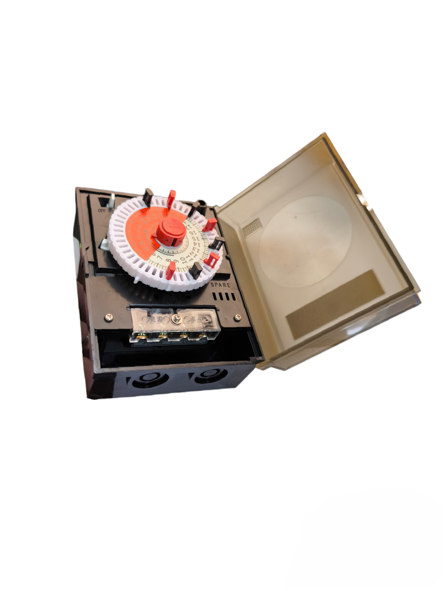 Yamasa 24 Hour Programable Timer 3A 220V with dial and protective cover for power control