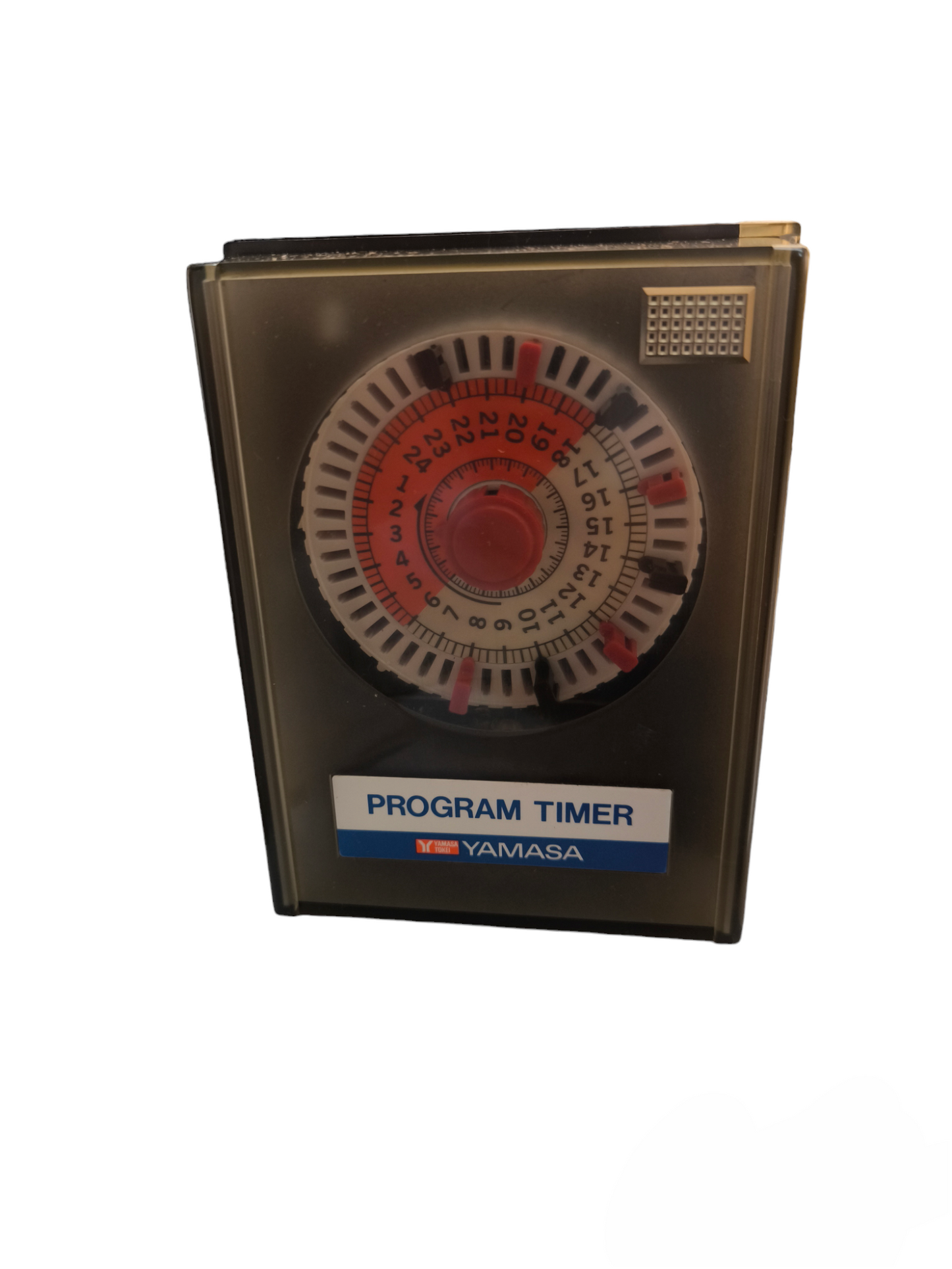 Yamasa 24 Hour Programable Timer 3A 220V power point switch with manual dial and red settings