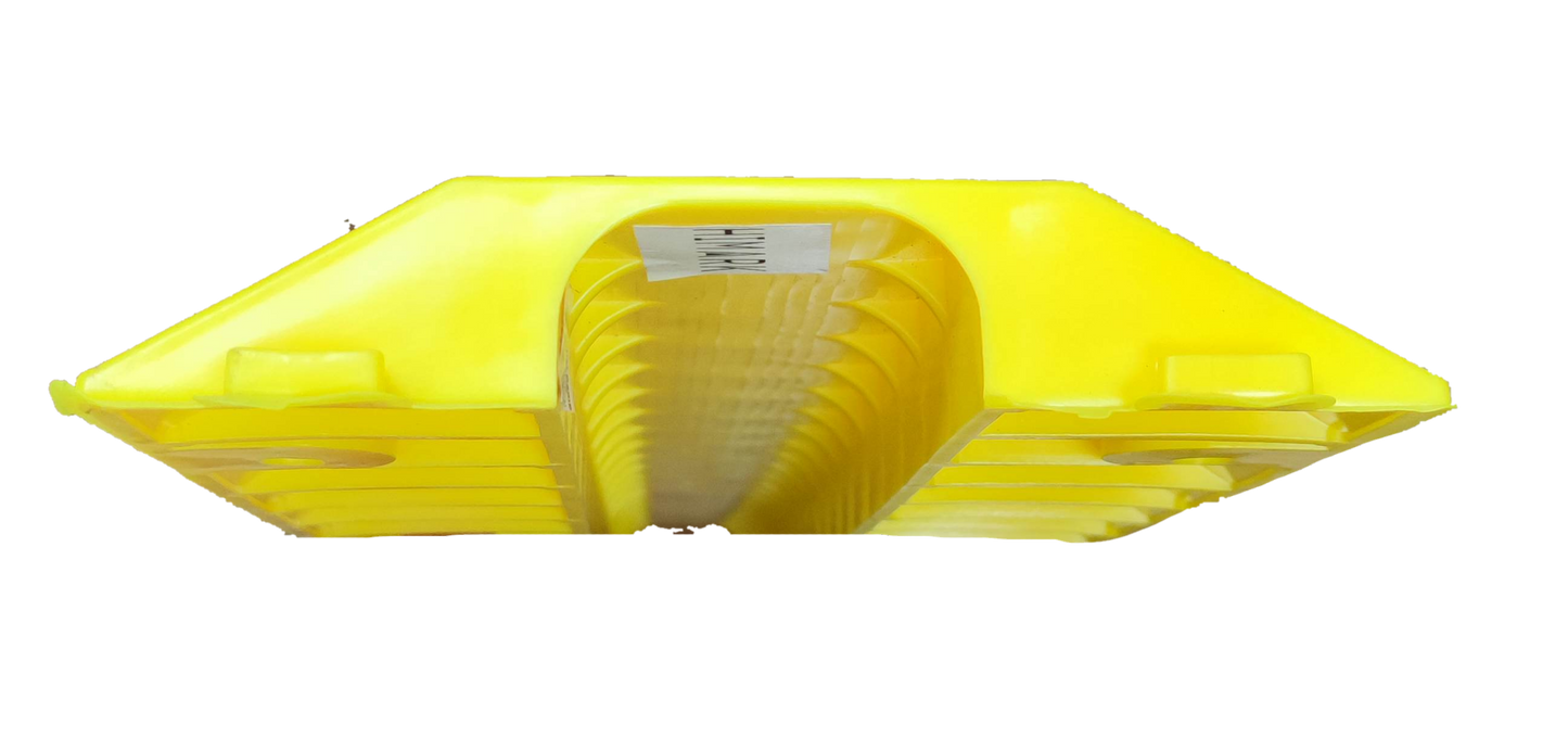 Grippes Ramp Cable Protector 1 Channel in bright yellow for safe cable management and protection
