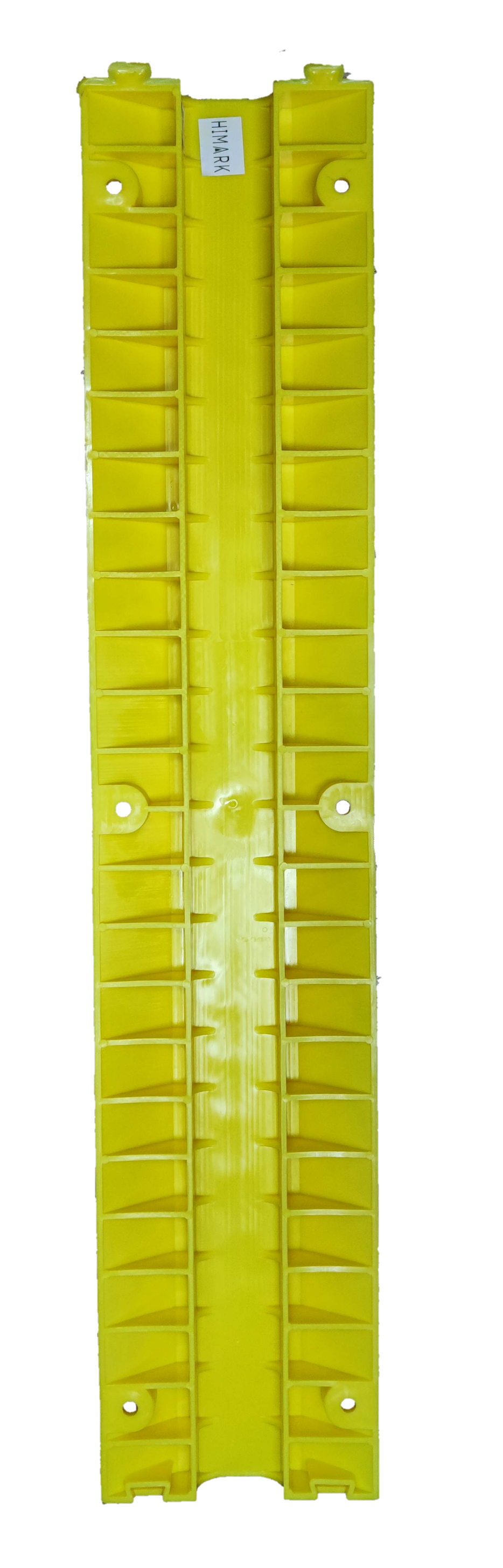 Grippes Ramp Cable Protector 1 Channel in bright yellow for cable management and protection