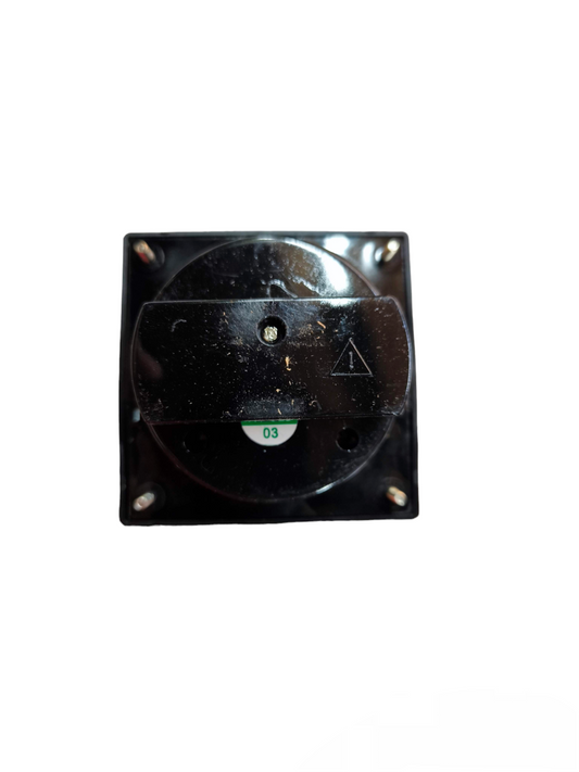 Yokohama 400A AC Panel Meter 80mm x 80mm electrical circuitry part in black casing