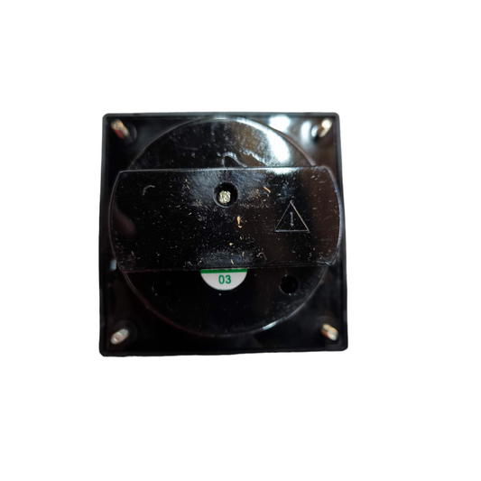 Yokohama 400A AC Panel Meter 80mm x 80mm electrical circuitry part in black casing
