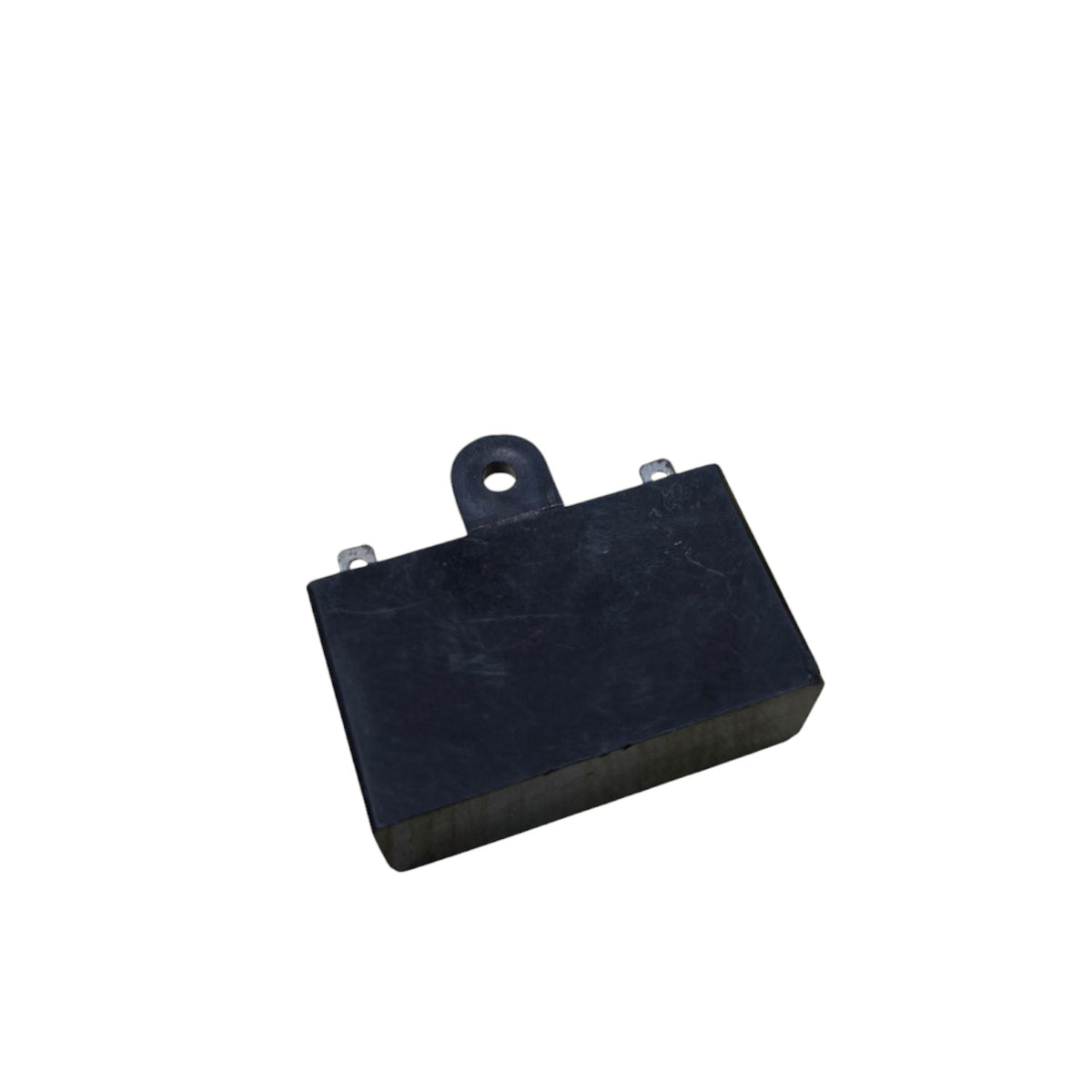 CBB 4uF 350V capacitor black rectangular electrical component with mounting hole