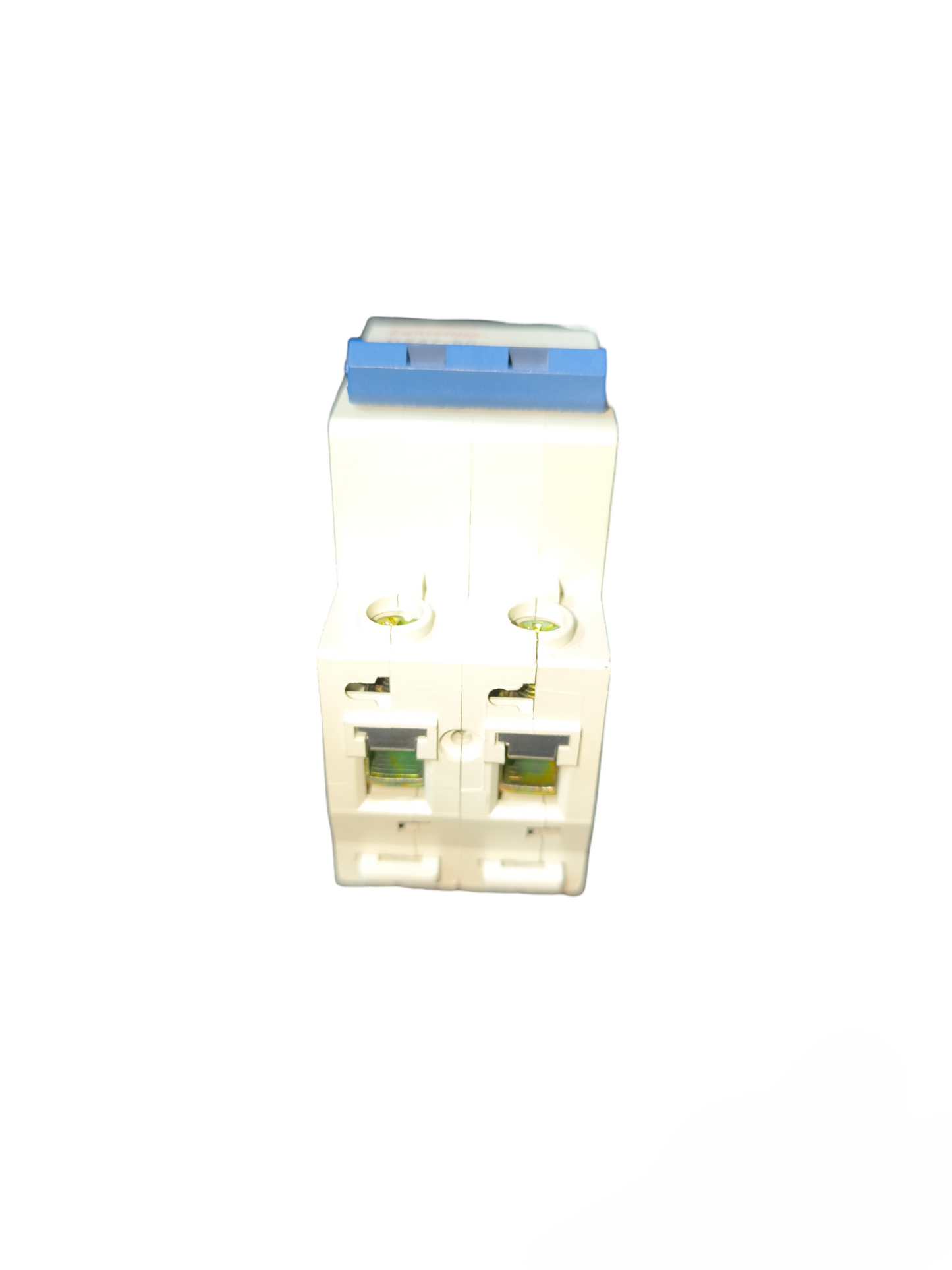 ZwitseRise 60A 2P DC Circuit Breaker white electrical component with blue switch