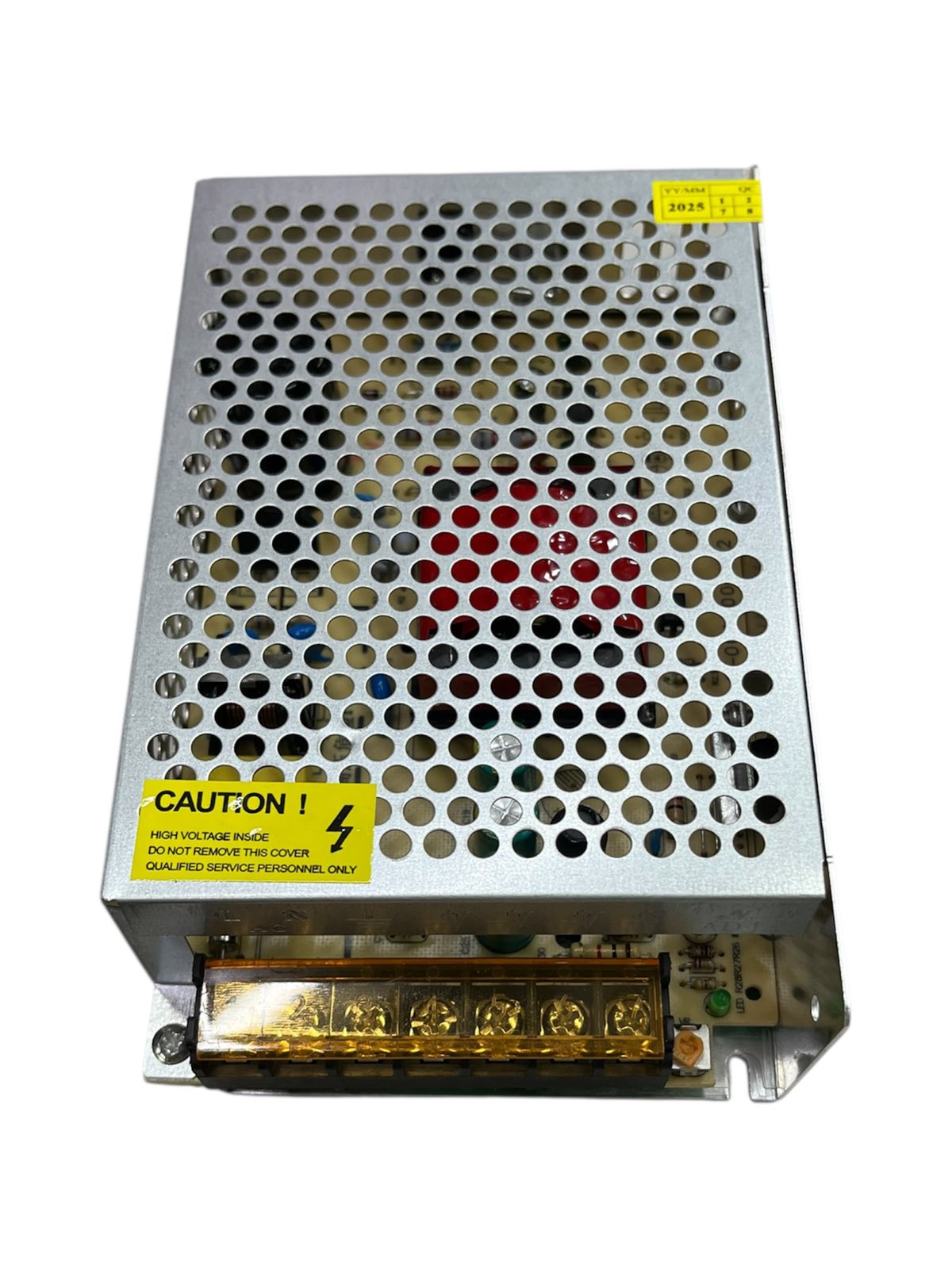 ZwitseRise Power Supply 24V 5A metal casing with ventilation holes and terminal block