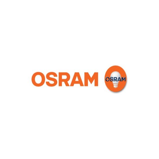 Osram logo representing the brand and Osram lighting products for innovative illumination solutions