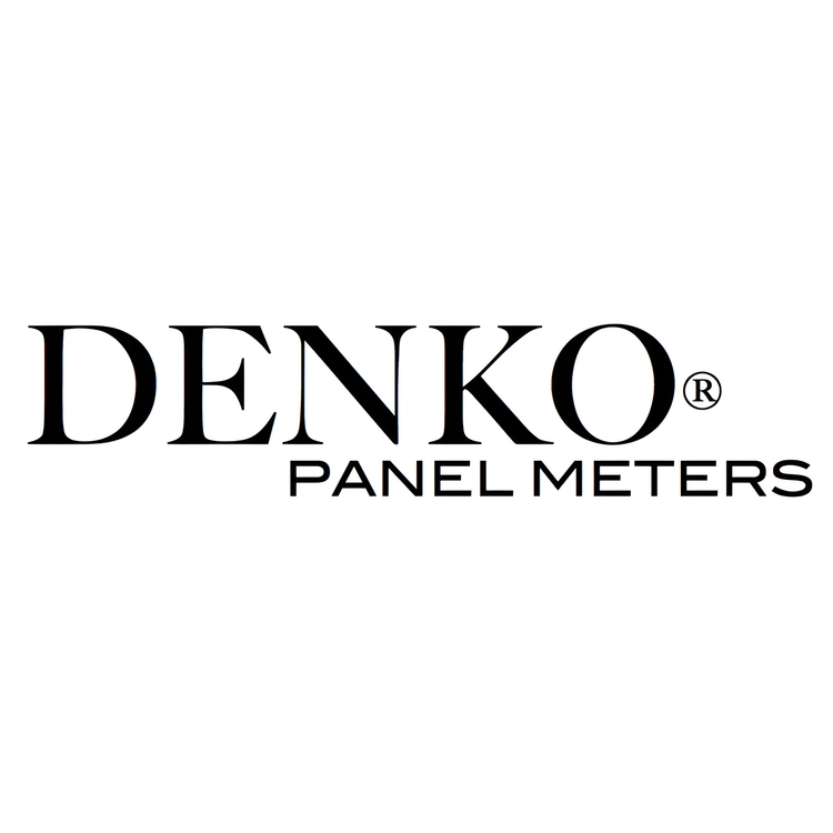 Denko Panel Meters logo representing high precision panel meters for accurate electrical system monitoring