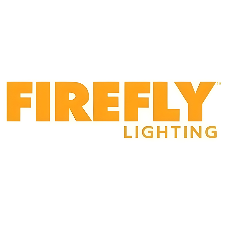 Firefly electrical products and lightings logo in bright orange for energy-efficient lighting solutions