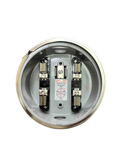 Cirtech Round Meter Base 1", Electrical Meter Base, KWH Meter base 1" Hub Size