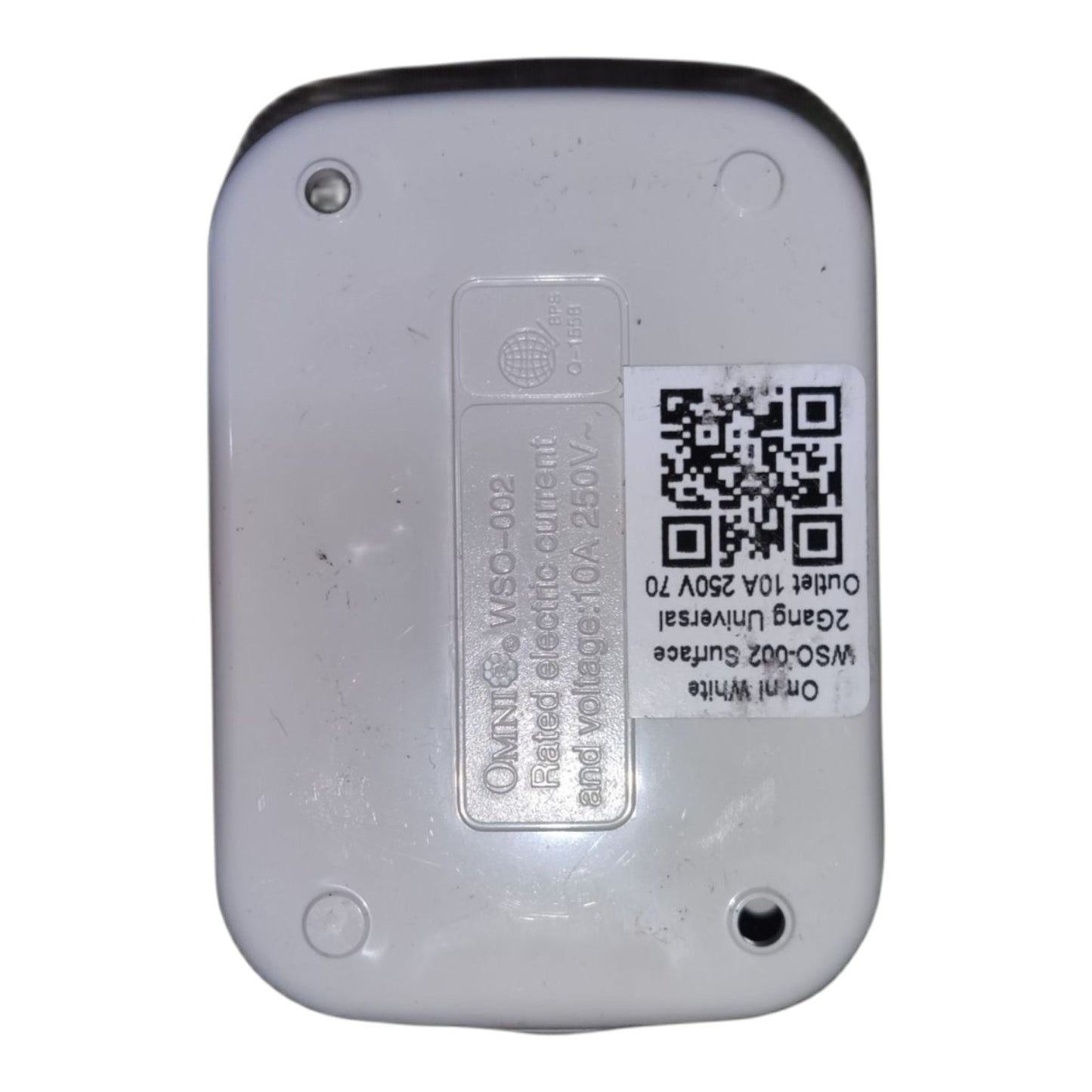 Omni 2 Gang Universal Outlet  Extension Outlet Surface Type Outlet WSO-002