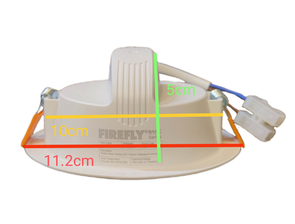 Firefly Tri Color LED Downlight 9W 220V Warm White Daylight Cool White