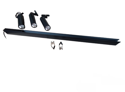 Magnetic Track Light 1 Meter 50mm with 3pcs 6W LED Pendant Track Light 220V Cool White 4000K ( ILLUMIQ TERRA)