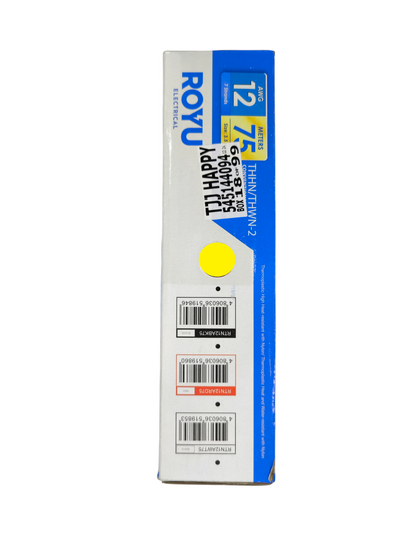 Royu 3.5mm Stranded Wire AWG 12/7 THHN/THWN (75 Meters) White