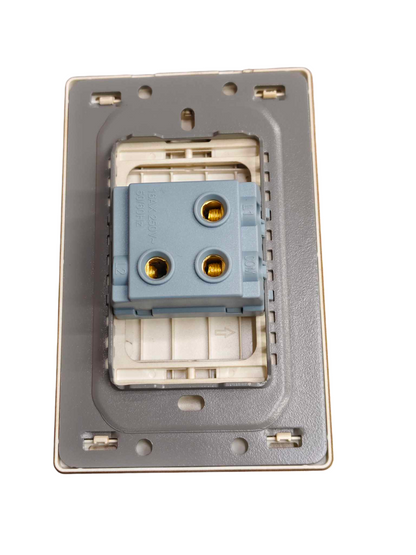Grazen 1 Gang 3 Way Device with Plate Cover 16A 220V GW-002 Available in Black Gold White and Gold
