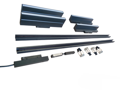 Magnetic Track Light 2 Meters 26mm with 4pcs 18W LED Foldable Flood Track Light 220V Cool White 4000K ( ILLUMIQ TERRA)