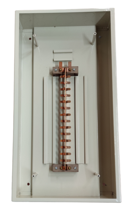 Panel Board 14 Branches 2 Pole Main and 2 Pole Branches For Miniature Circuit Breaker  Surface Type( Panel Board Only)