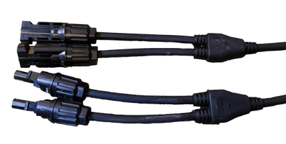 Grippes MC4 Connector 1x2 with Wire IP 67