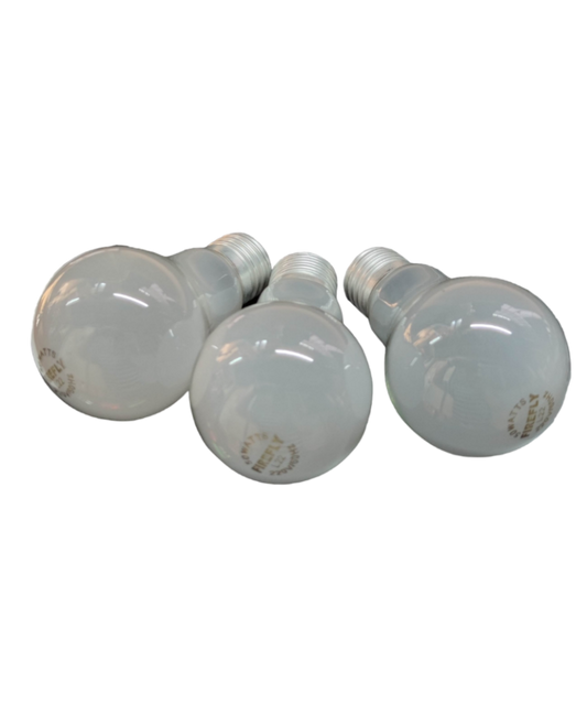 Firefly 50W Incandescent Lamp E27 Frosted Warm White  FINS50/F (3PCS)