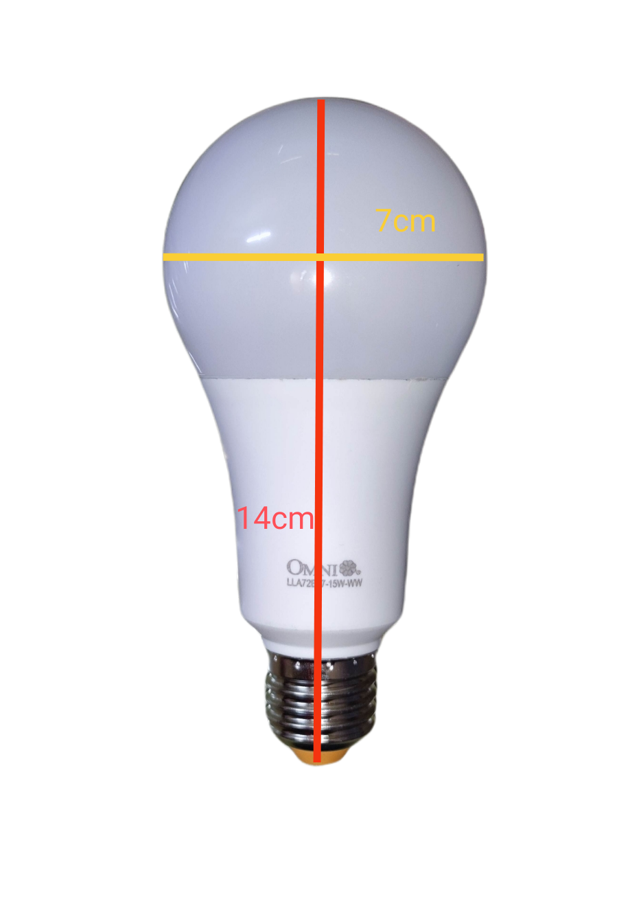 Omni 15W LED Bulb E27 220V A72