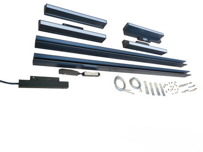 Magnetic Track Light 2 Meters 50mm with 4pcs 18W LED Foldable Flood Track Light 220V Cool White 4000K ( ILLUMIQ TERRA)