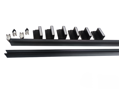 ILLUMIQ TERRA LED Magnetic Track Light 2 Meters 50mm with 6pcs 6W LED Foldable Flood Daylight 6500K 220V Series 20