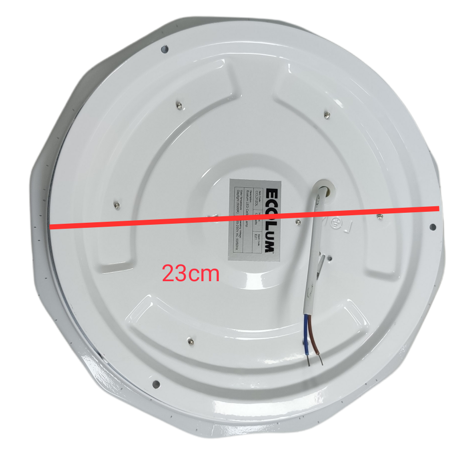 Ecolum 12W Ceiling Lights Daylight 6500K LED 220V, Center Light Living Room, Room Light