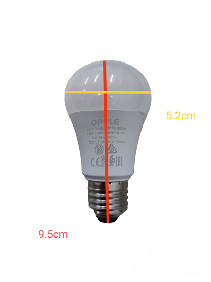 Opple 7W LED Bulb E27 220V 6500K Daylight