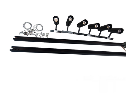 ILLUMIQ TERRA LED Magnetic Track Light 2 Meters 26mm with 6pcs 12W LED Spot Track Light 220V Cool White 4000K