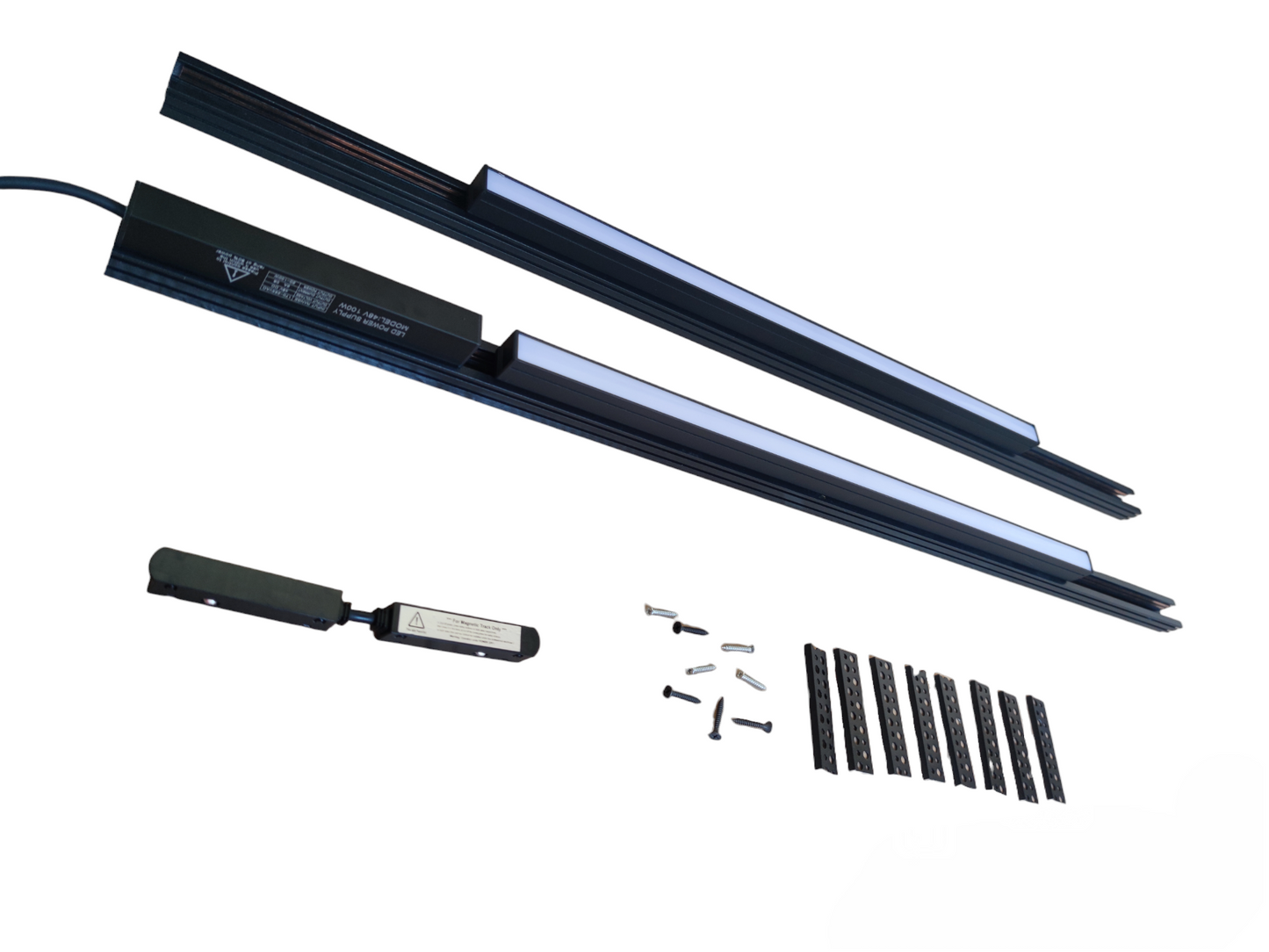 ILLUMIQ TERRA Magnetic Track Light 2 Meters 26mm with 4pcs 18W LED Foldable Grille Track Light 220V Warm White 3000K