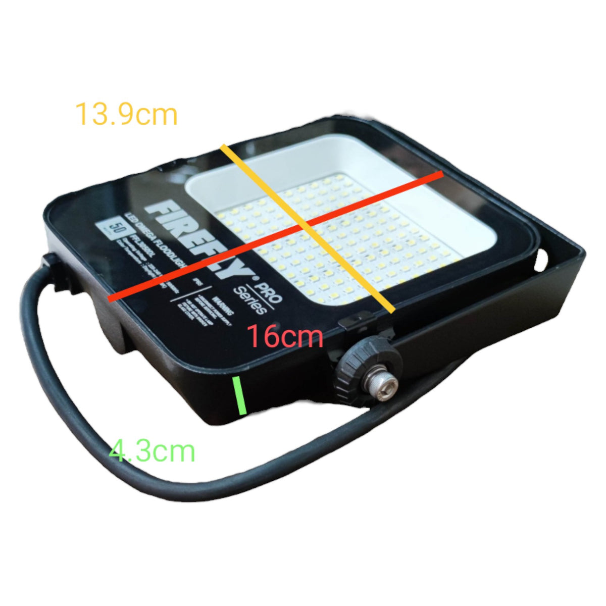 Firefly 50W LED Flood Light 220V Daylight 6500K Omega Series FFL3050DL