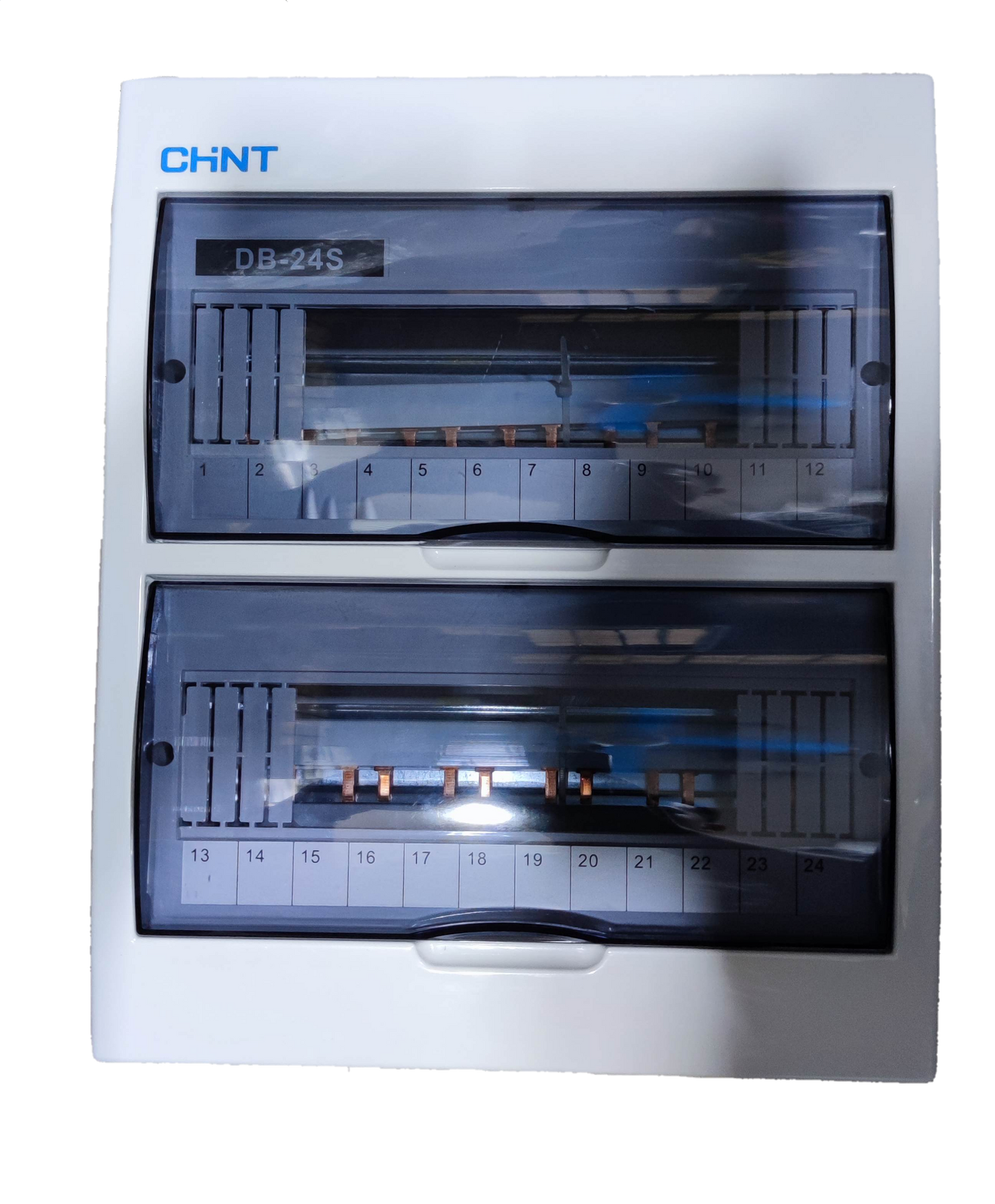 Chint 24 Ways Surface Type Distribution Panel For Miniature Circuit Breaker with Bus Bar , 24 Way Surface type Panel Board