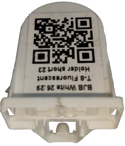 Fluorescent Holder T-8 (Push Through) T130 Small (BJB)