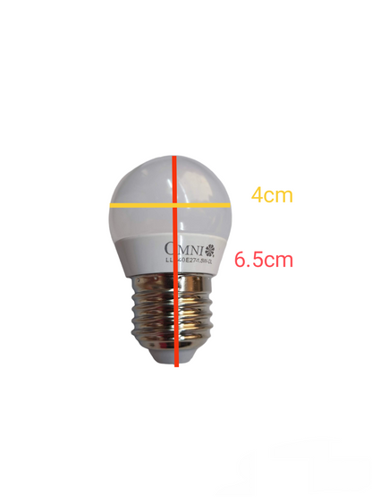Omni 1.5W LED Bulb 220V Available in Warm White or Daylight E27